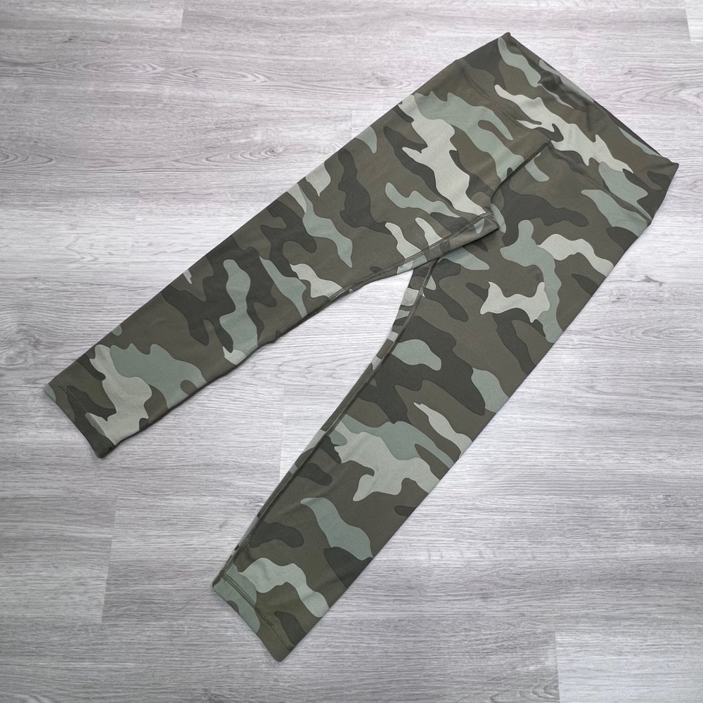 Pink Victoria's Secret Ultimate Camo Leggings Green Camouflage XL High Waisted